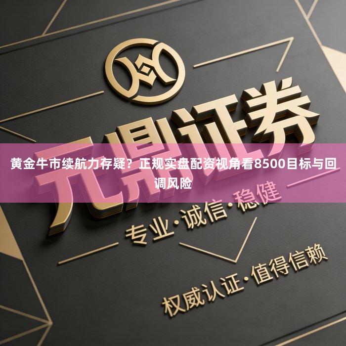 黄金牛市续航力存疑？正规实盘配资视角看8500目标与回调风险