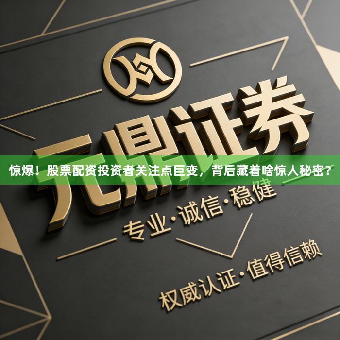 惊爆！股票配资投资者关注点巨变，背后藏着啥惊人秘密？