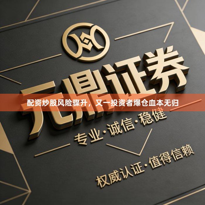 配资炒股风险骤升，又一投资者爆仓血本无归